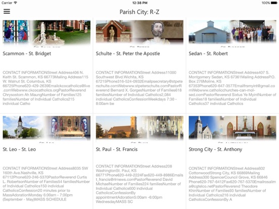 Screenshot #4 pour Diocese of Wichita - Directory