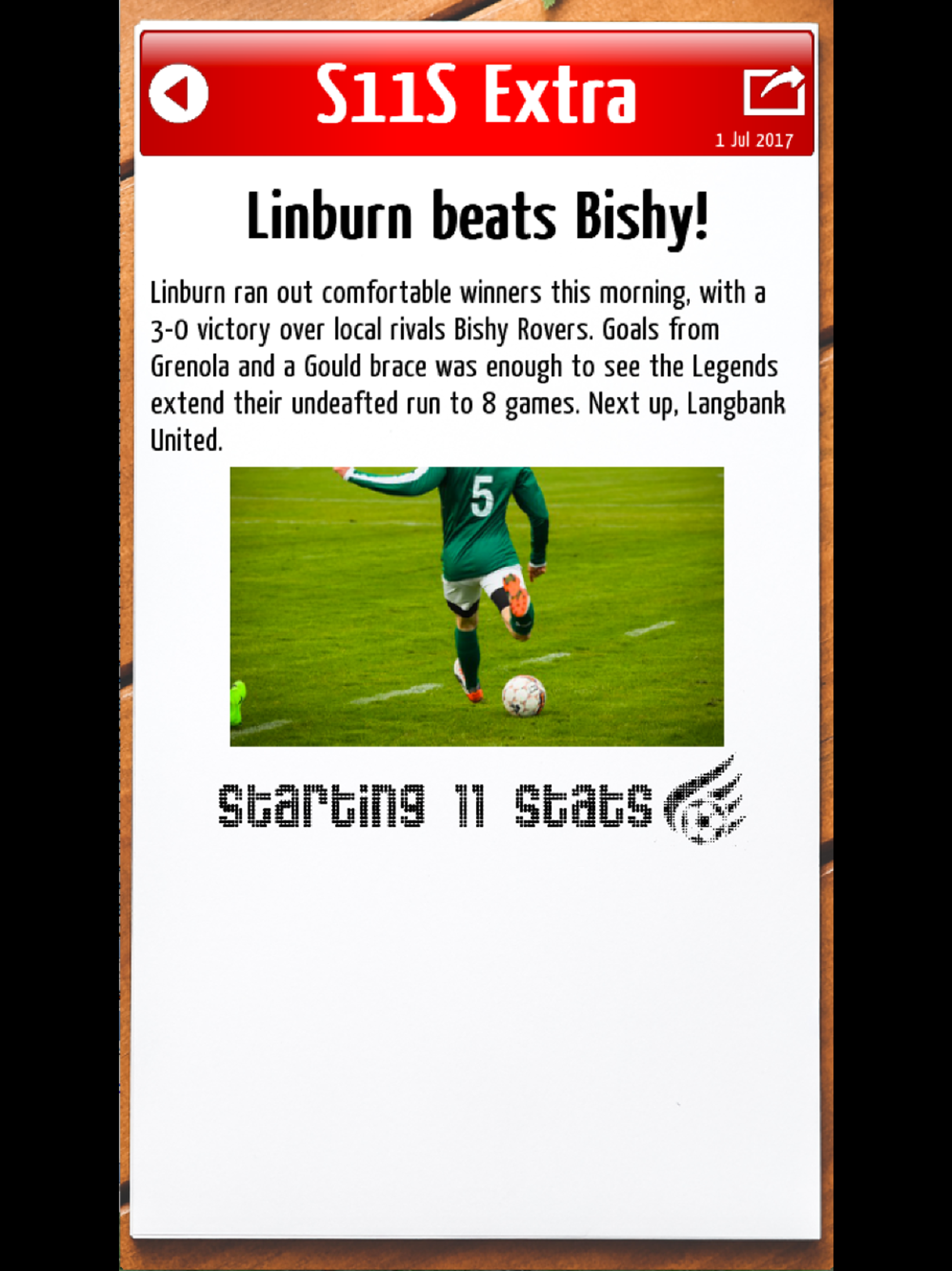 Starting 11 Stats screenshot 8