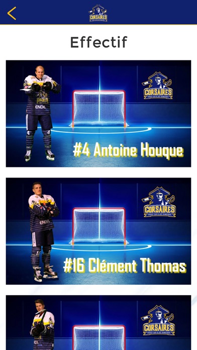 Screenshot #3 pour Les Corsaires Hockey Club DK