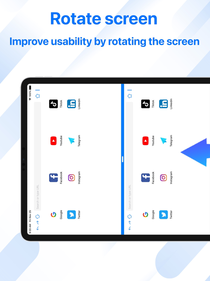 Dual Browser - Screen Split