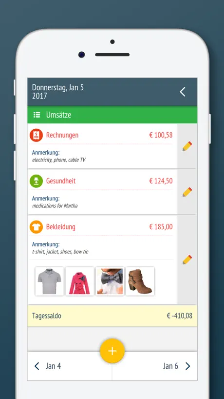 Ausgaben Manager - Tracker