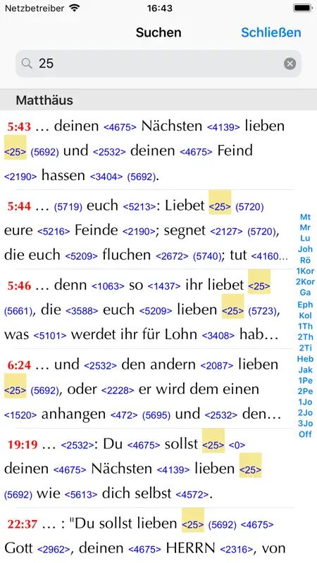 Importantia Strong-Bibel screenshot 4 of 6