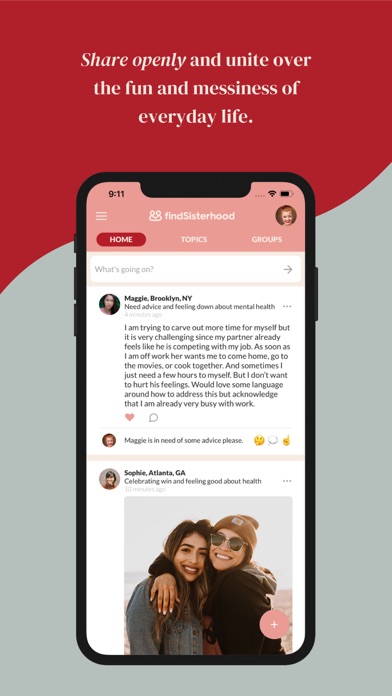 findSisterhood screenshot 2