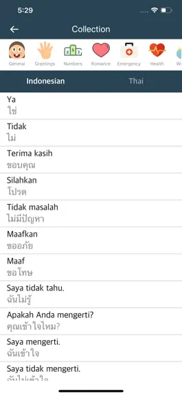 Game screenshot Indonesian-Thai Dictionary mod apk