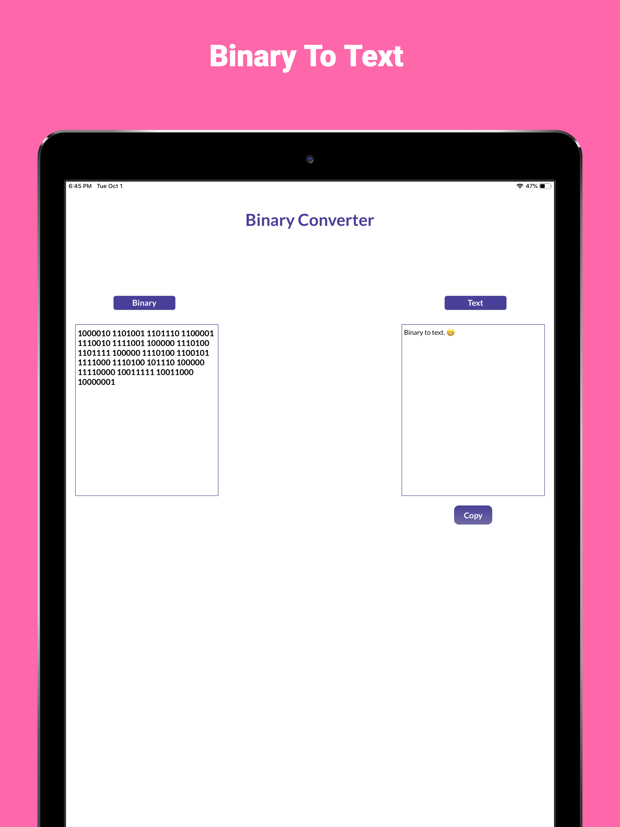 Binary Converter Calculator+