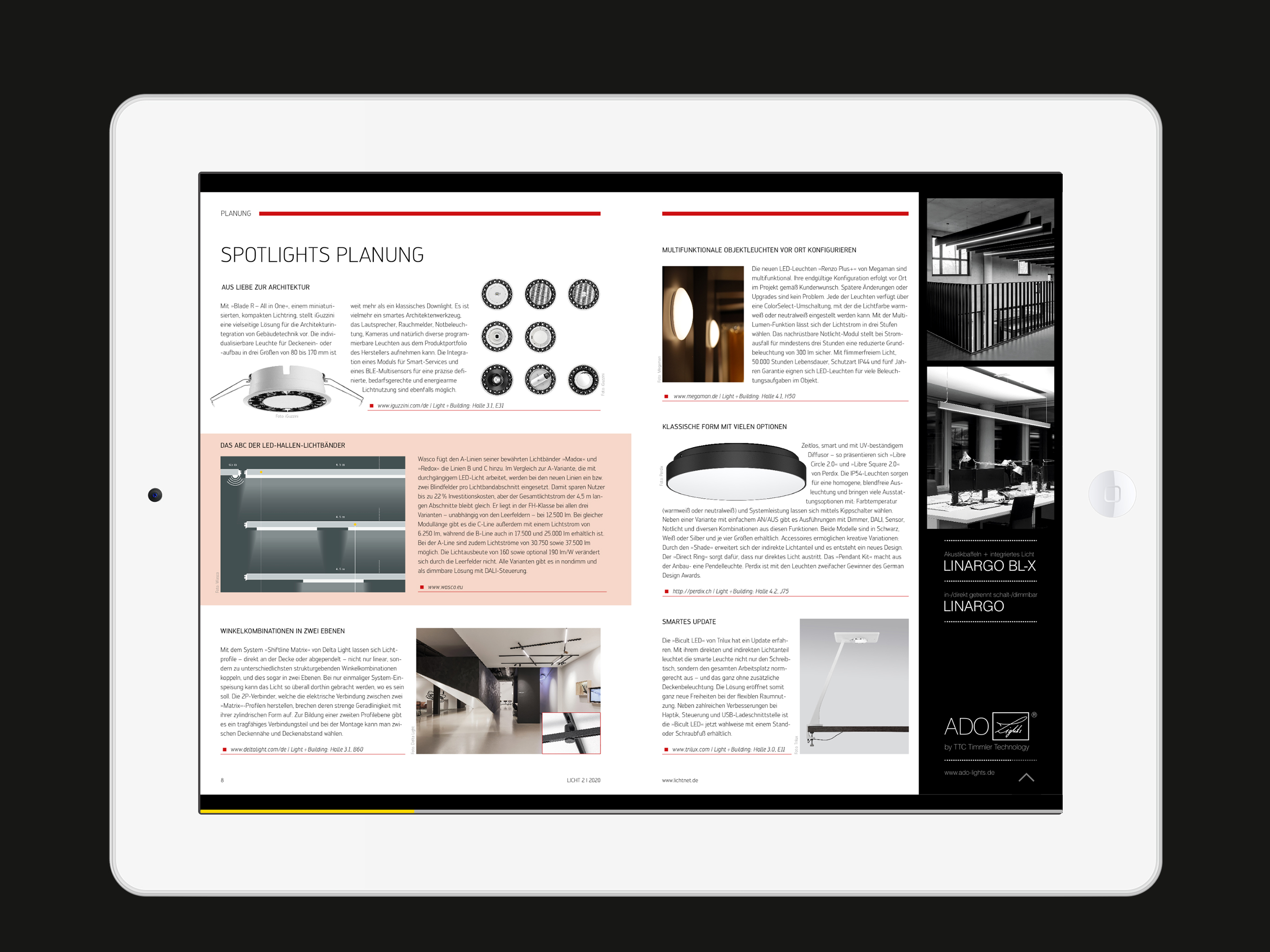 LICHT Zeitschrift screenshot 6