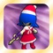 A shooting game where Santa girls adventure to defeat a bad witch