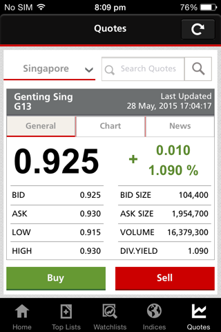 DBSV mTrading Singapore screenshot 3