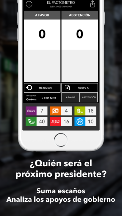 Pactos - Elecciones 12M Screenshot