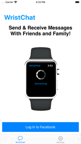 WristChat for Facebook screenshot