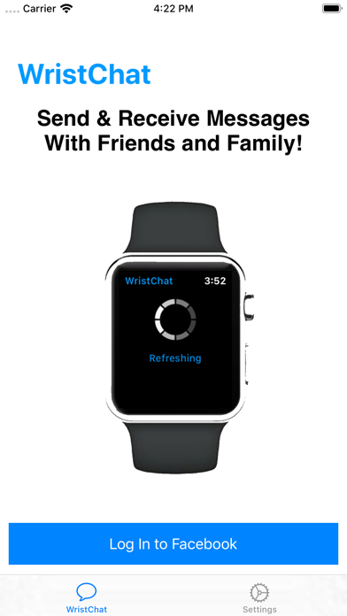 WristChat for Facebook screenshot1