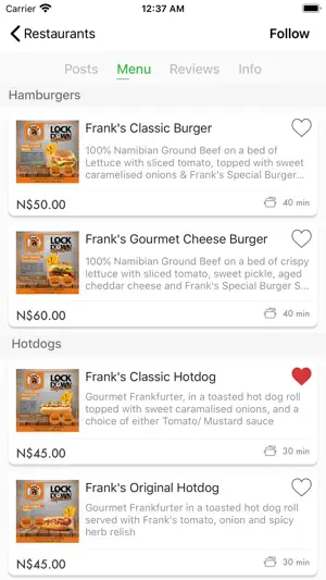 Tap a Meal screenshot 2