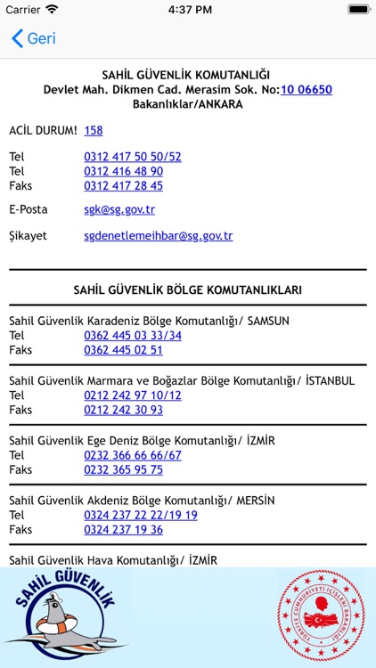 Sahil Güvenlik Mobil Uygulama screenshot-4