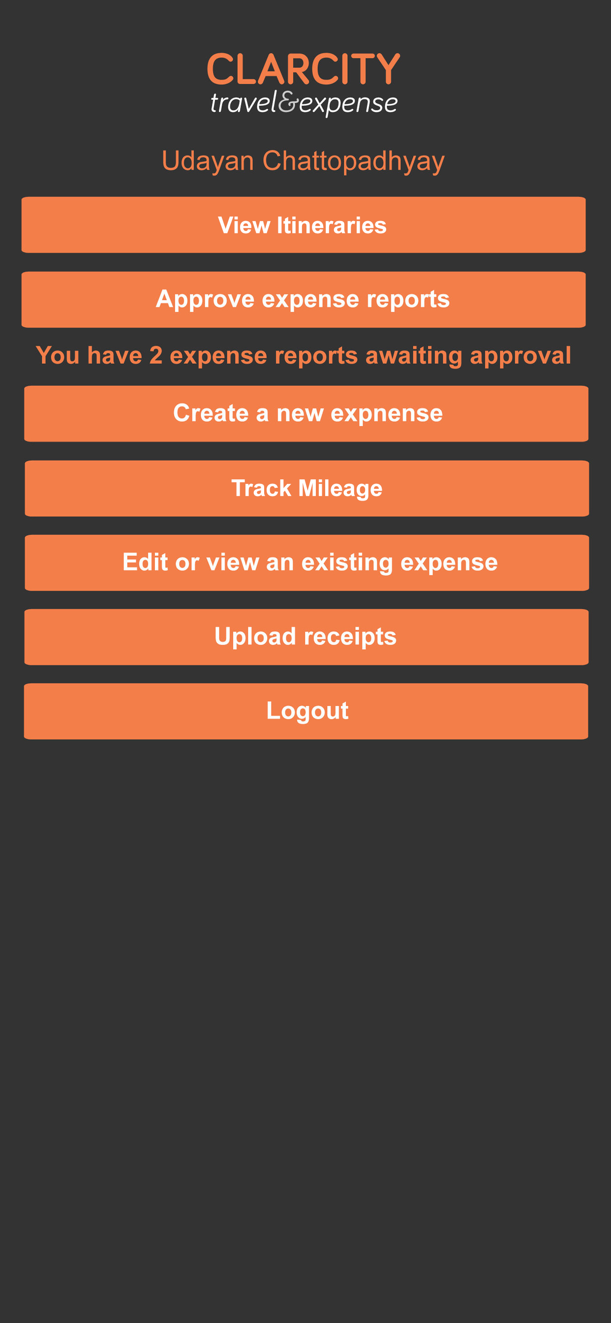 Clarcity Travel & Expense screenshot 4