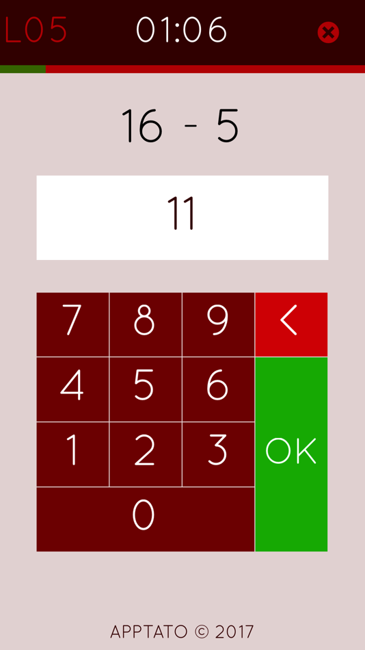 #2. Subtraction Math Master 2 (iOS) 由: Peter Li