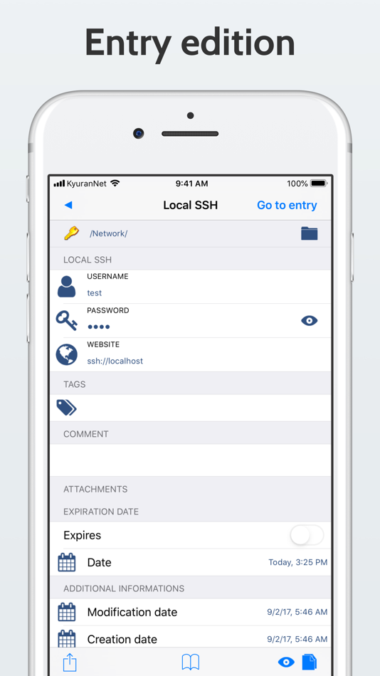 #4. KyPass - KeePass in Sync (iOS) 由: Miguel Vanhove