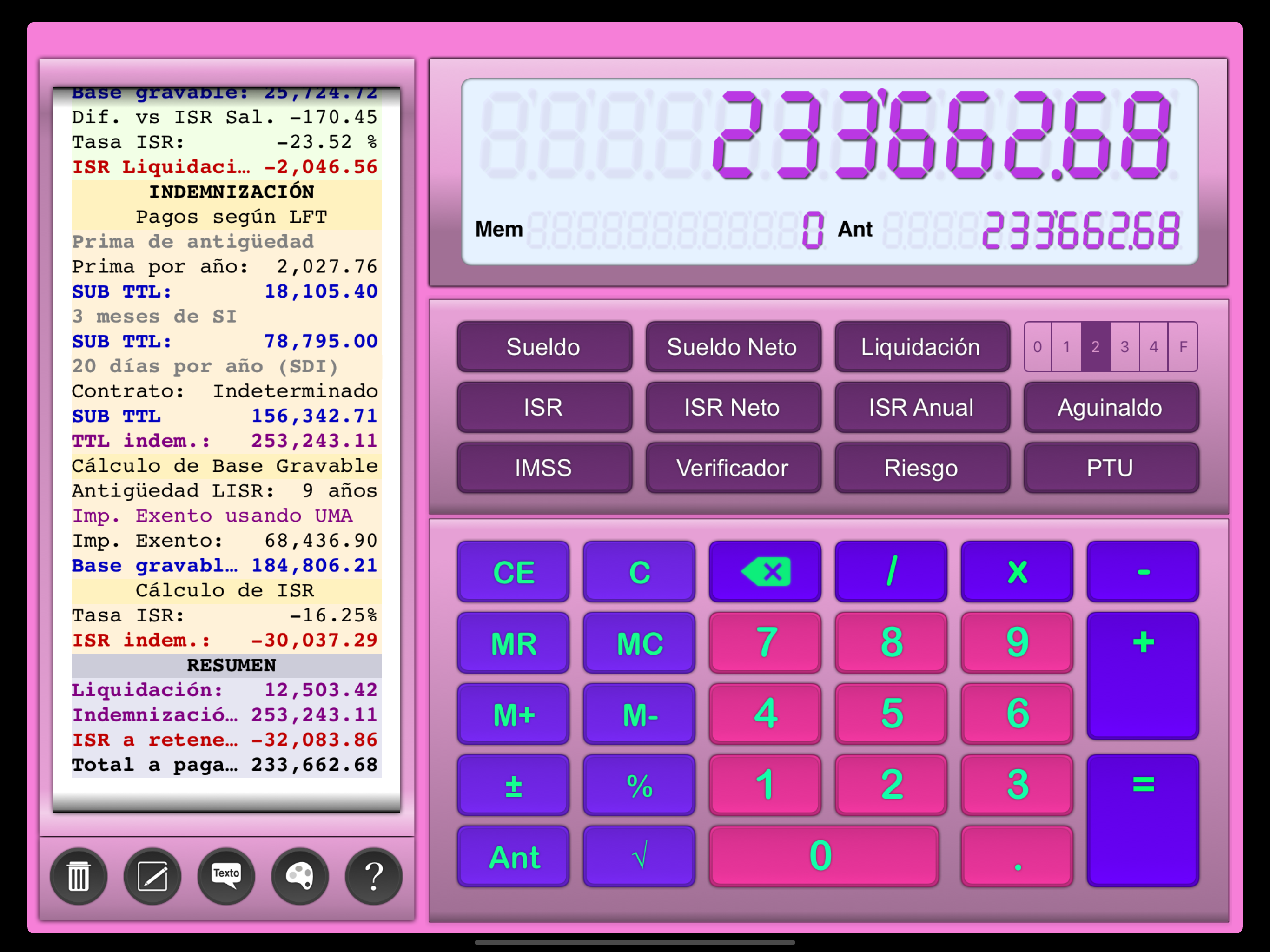 ISR calculadora