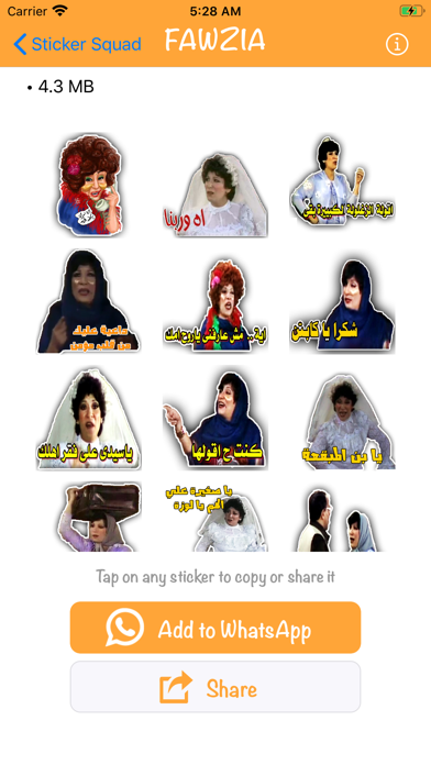 Sticker Squad iPhone screenshot 4 - Entertainment app