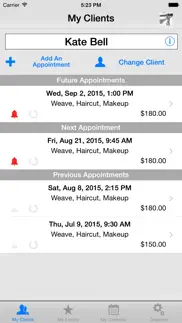 my book of clients salon iphone screenshot 1