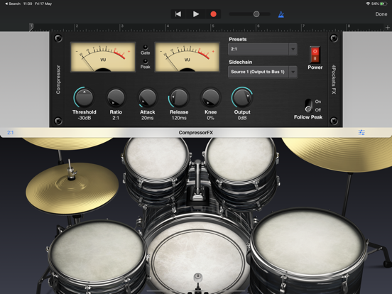 Screenshot #6 pour Audio Compressor AUv3 Plugin