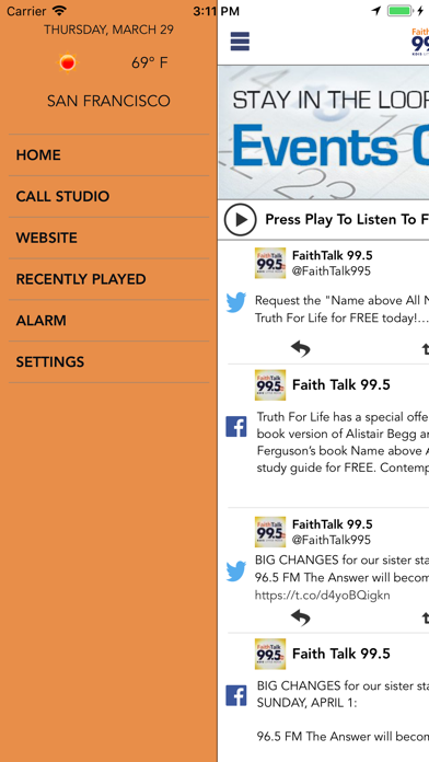 Faith Talk 99.5 Screenshot