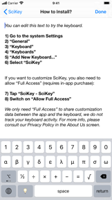 SciKey - Scientific Keyboard screenshot