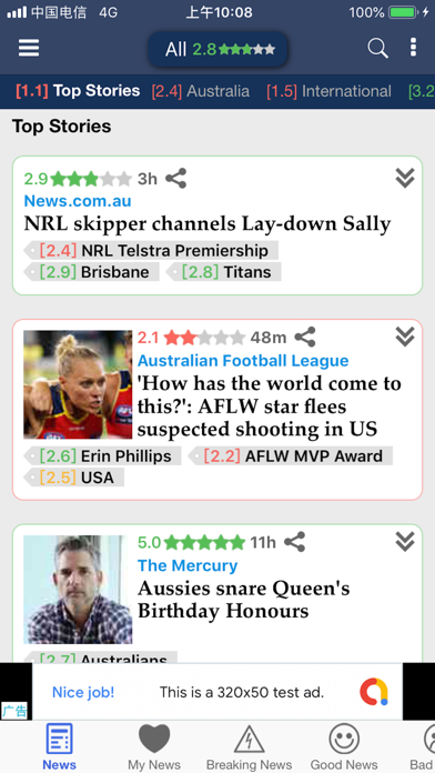 Screenshot #2 pour News & Moods