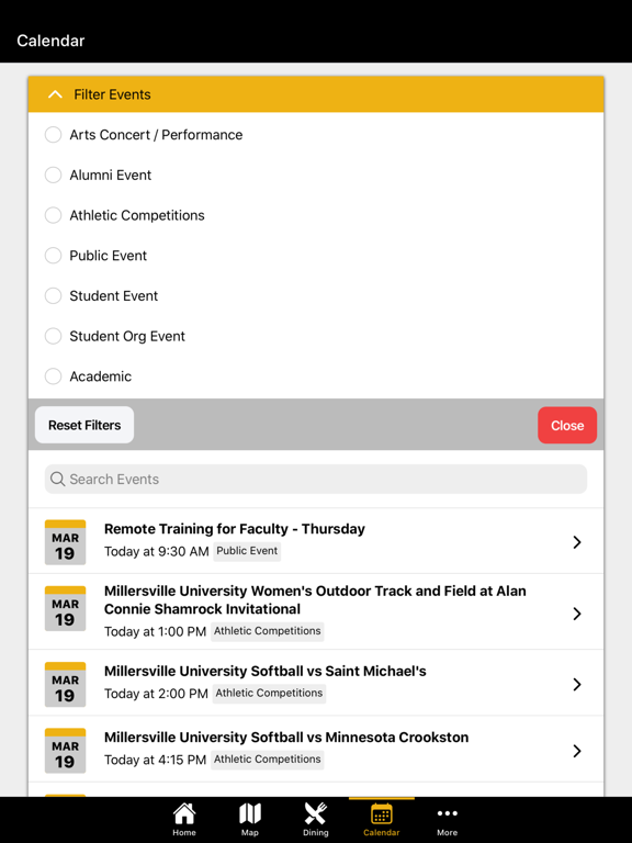 Millersville University of PA iPad screenshot 4 - Education app