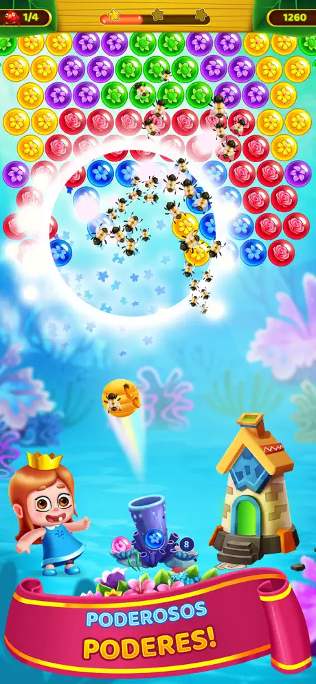 Flower Games - Bubble Shooter