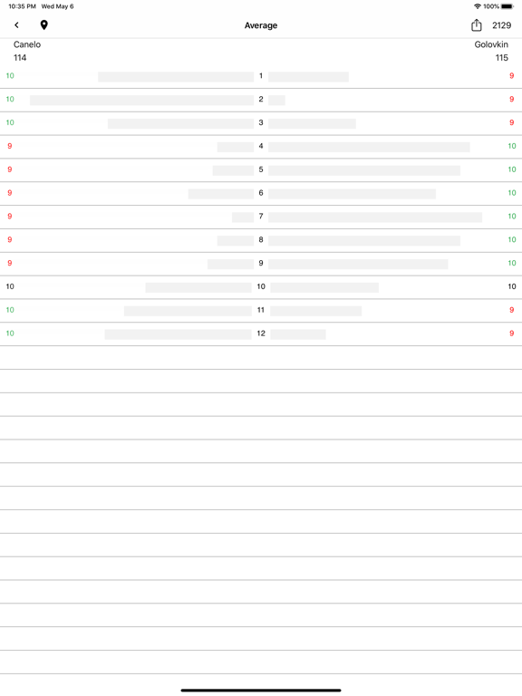 Screenshot #6 pour Fight Score (Boxing Scorecard)