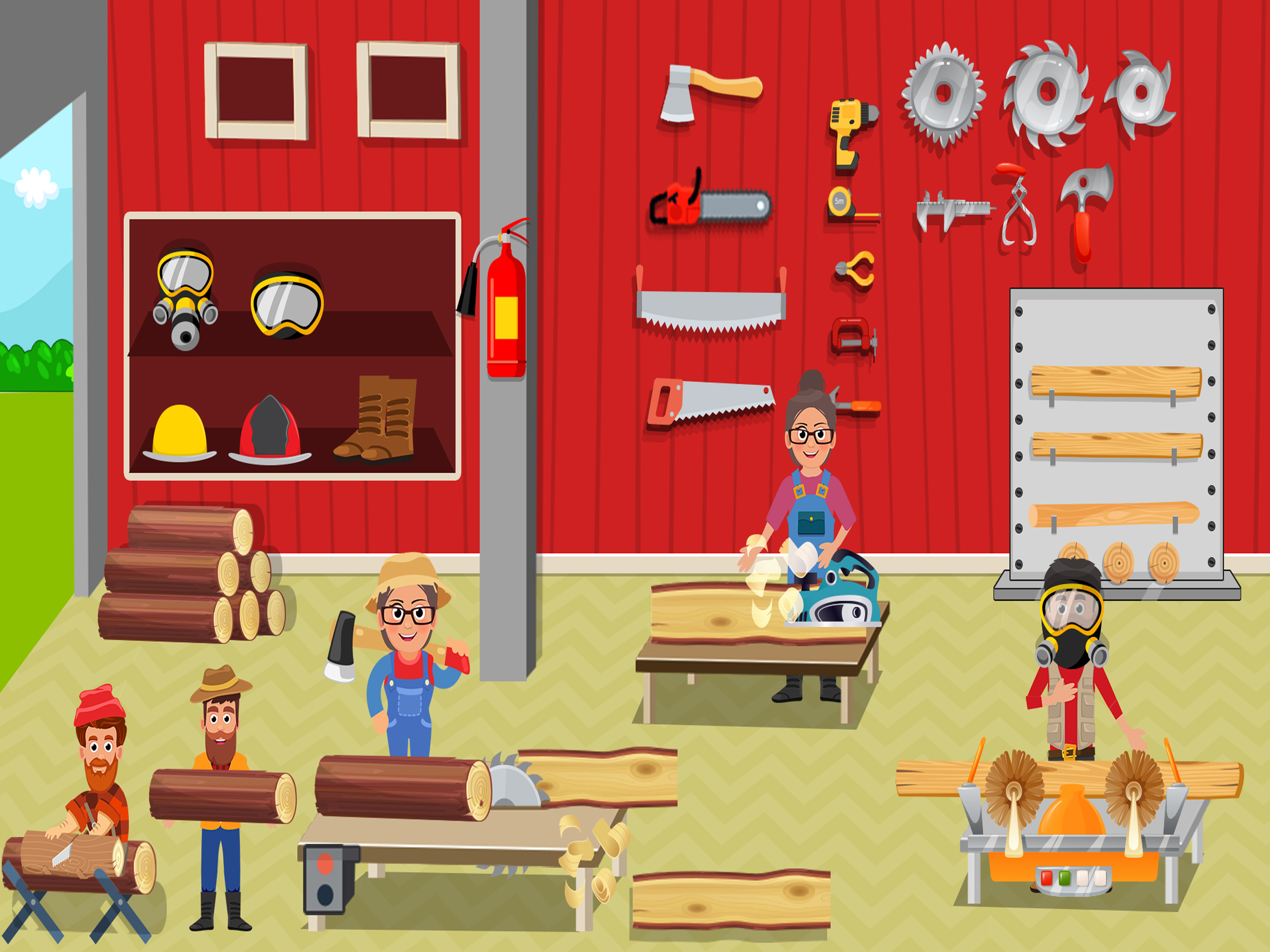 Pretend Play Lumberjack Life