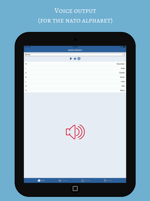 NATO Phonetic Alphabet iPad screenshot 5 - Education app