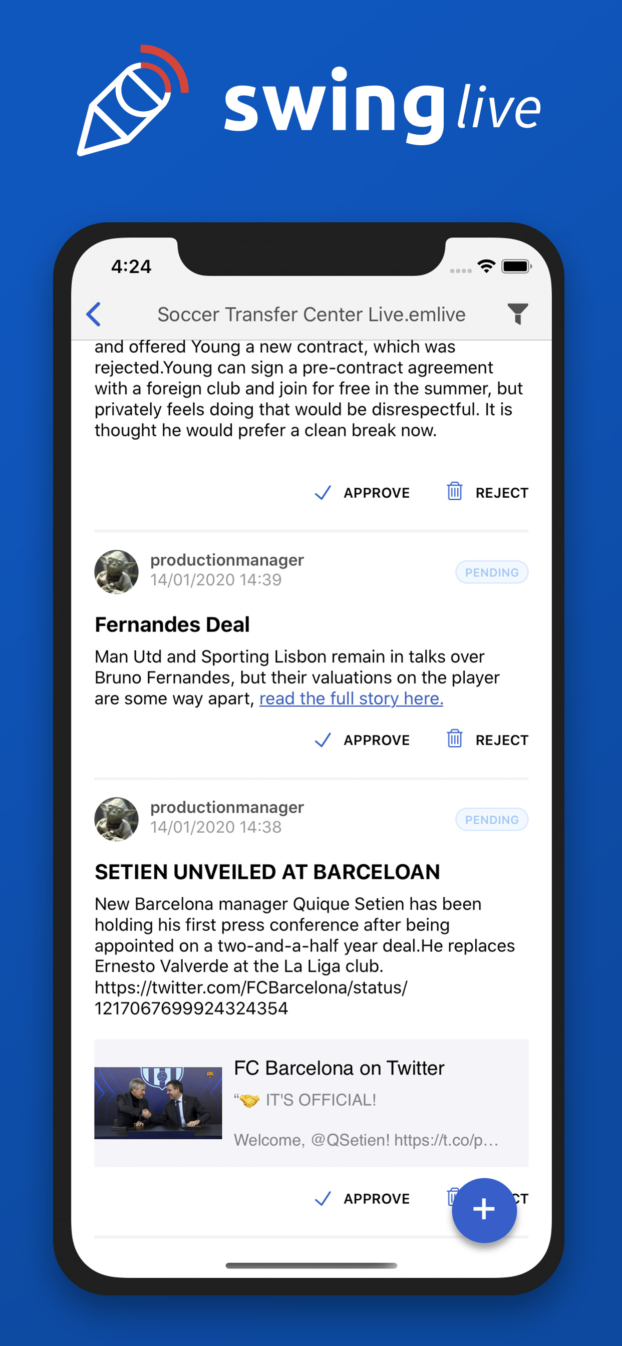 Swing Live screenshot 3