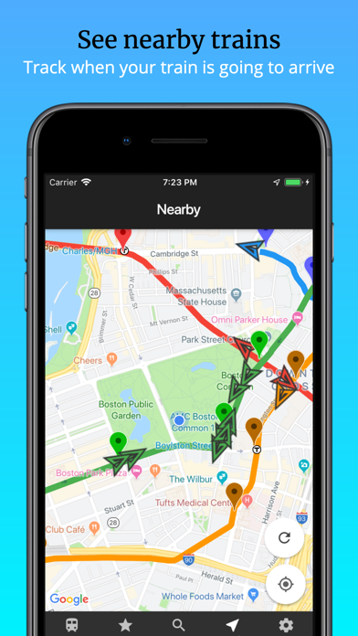 meTro: MBTA Subway Tracker screenshot 3