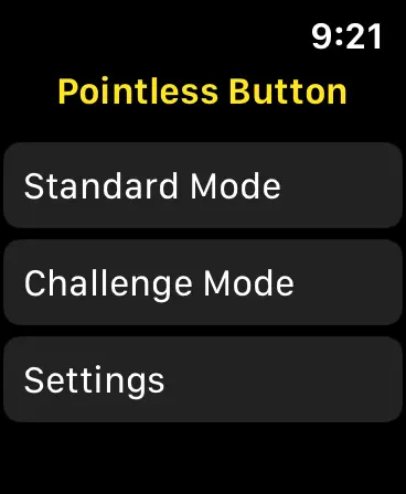 Screenshot #1 pour Pointless Button for Watch
