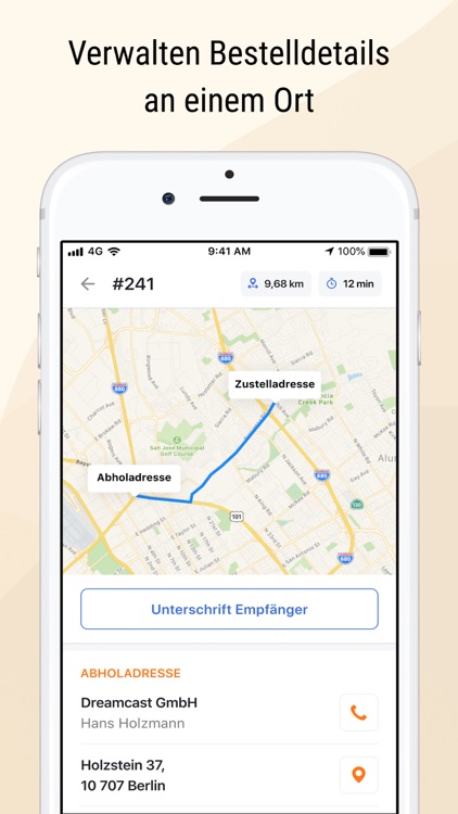 Cito - die App für Kuriere