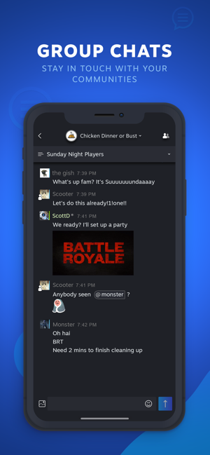 Steam Sohbet Ekran Görüntüsü