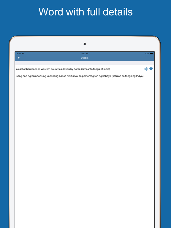 Filipino Dictionary Pro screenshot 3