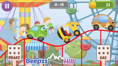 Racing game for toddlers