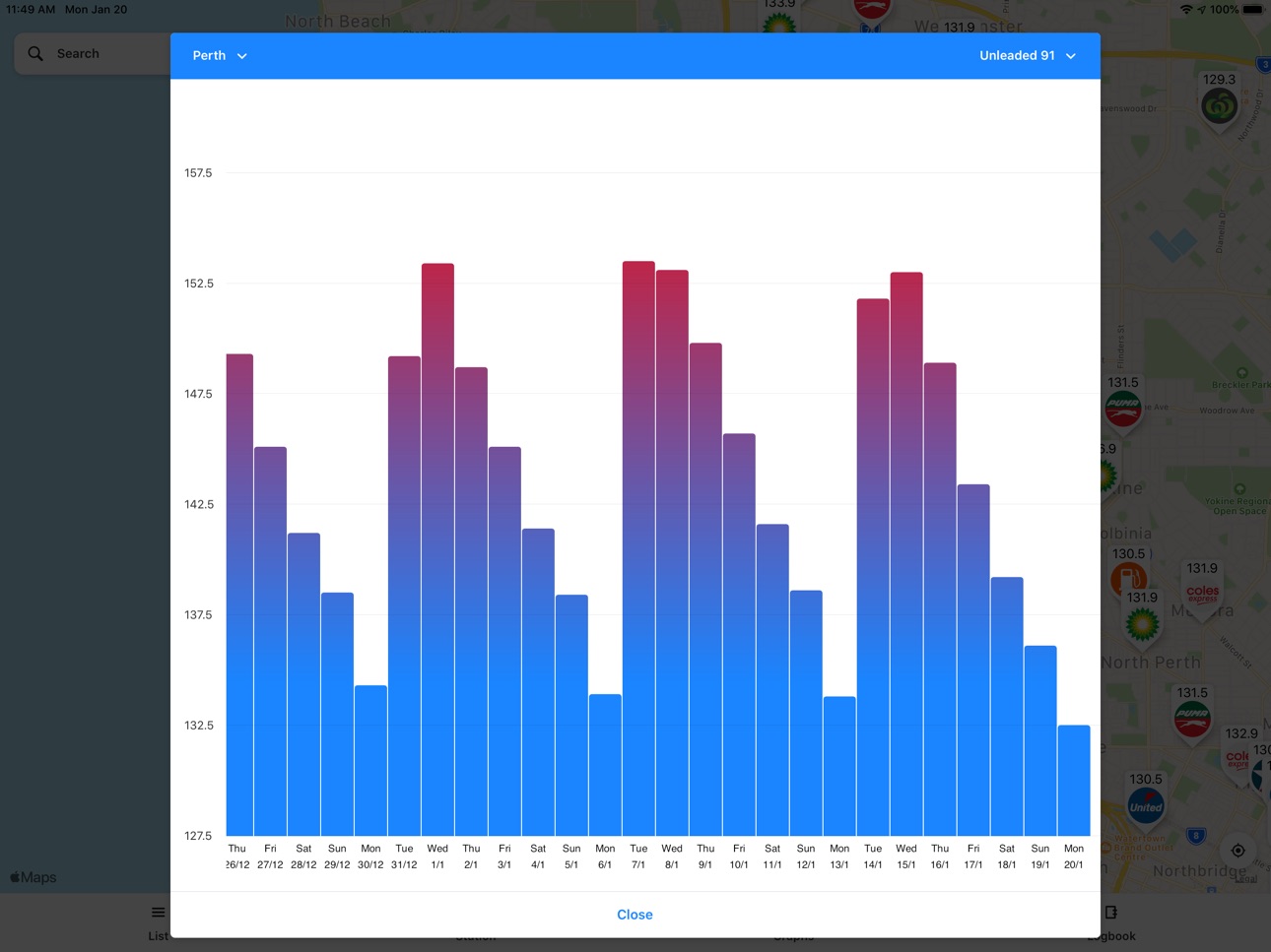 Screenshot 7 of Fuel Map Australia