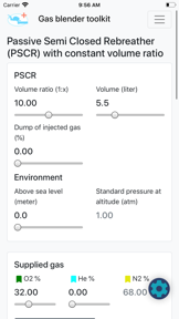 Gas blender toolkit screenshot