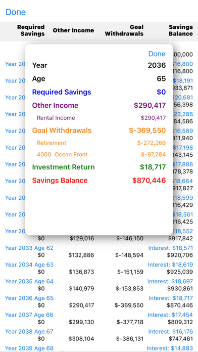Health and Wealth Screenshot