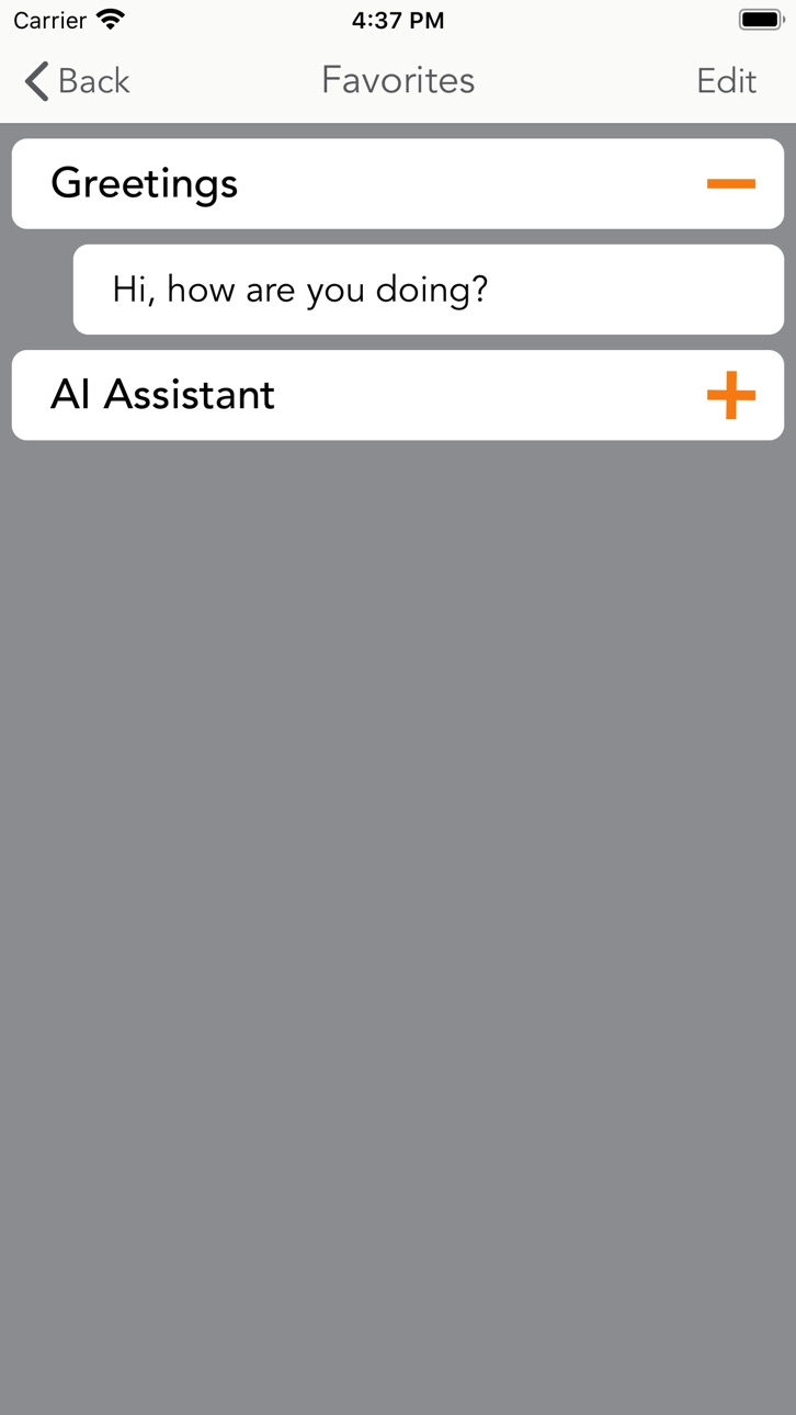 iPhone screenshot
