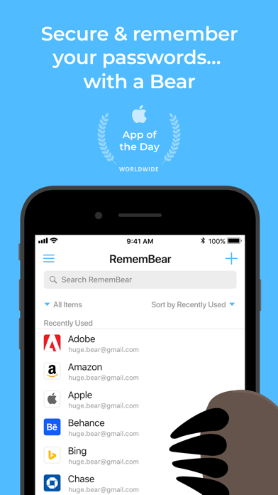 RememBear: Password Managerのおすすめ画像1