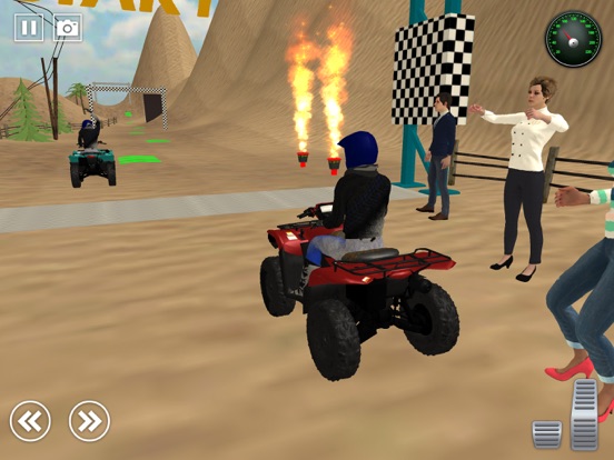 ATV Quad Bike Stunt Simulator iPad screenshot 4 - Games app