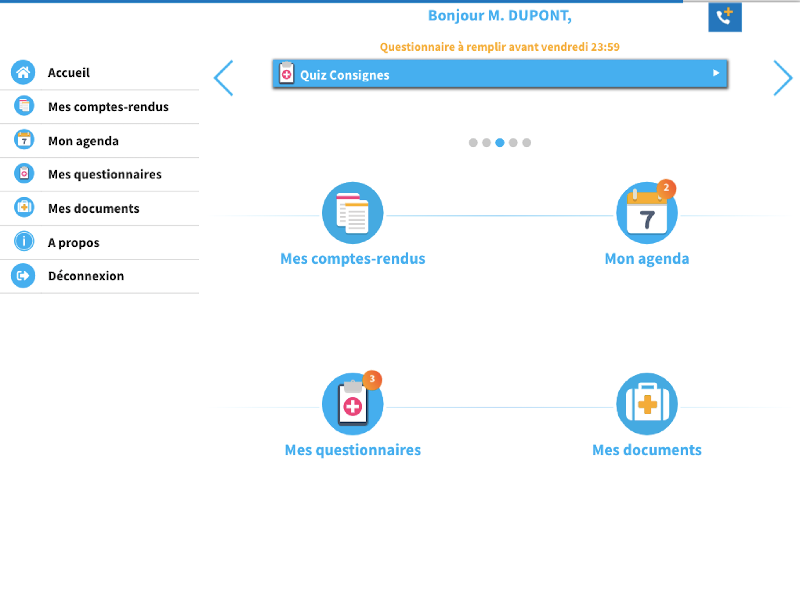 engage, suivi patient connecté screenshot 6