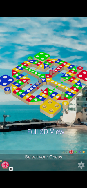 Airplane Chess 3D - ภาพหน้าจอของ LudoBoard