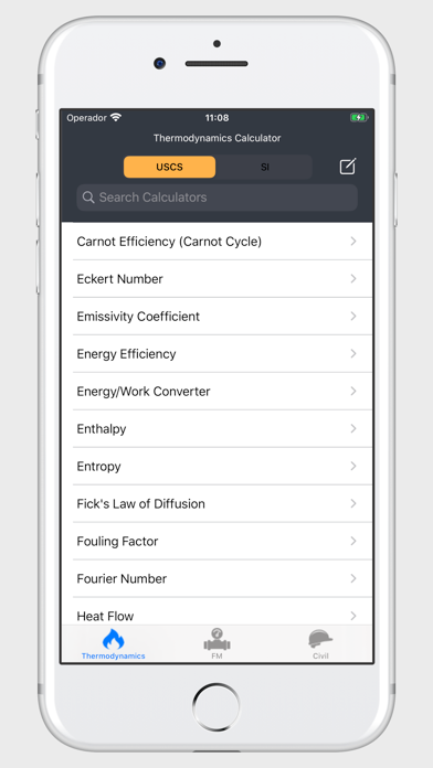 Screenshot #6 for Thermal Engineering Calc