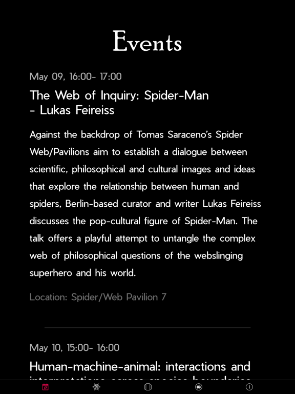 Arachnomancy iPad screenshot 6 - Entertainment app