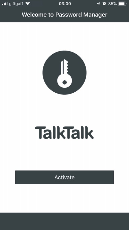 TalkTalk Password Manager